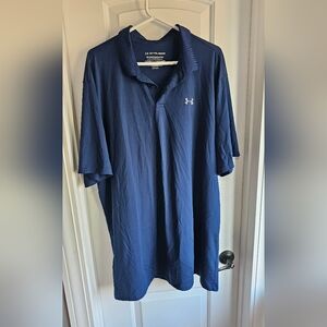 Under Armour Men's Deep Blue Polo Shirt